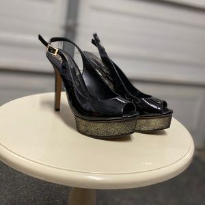 Vince Camuto patent leather stilettos